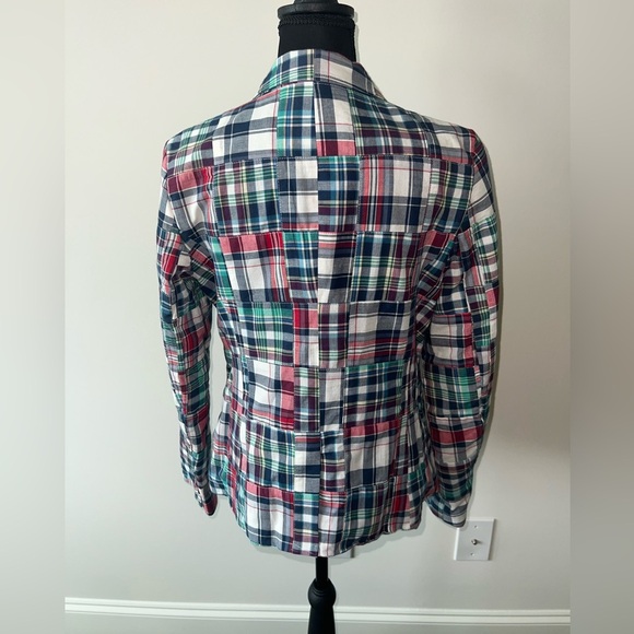Talbots Patchwork Cotton Blazer Size 6 - Picture 7 of 7